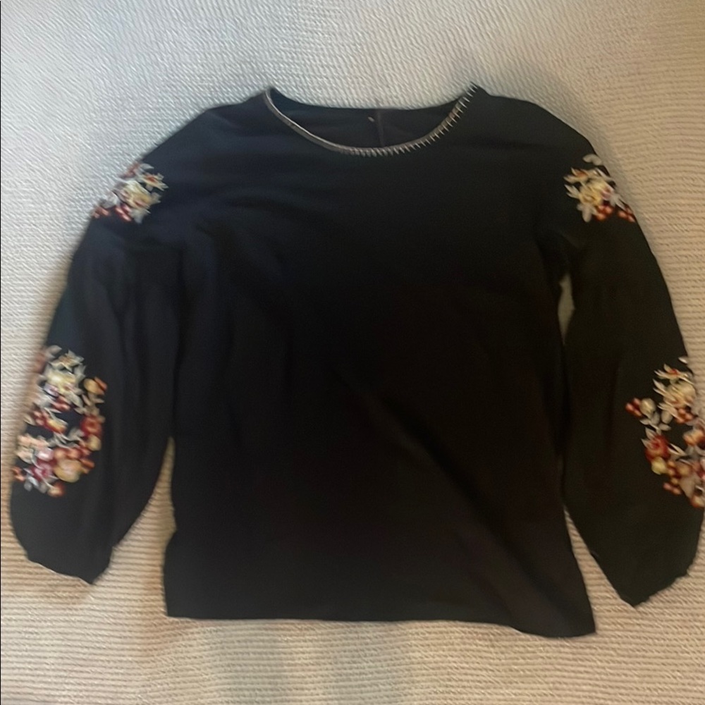 Floral Flow Top